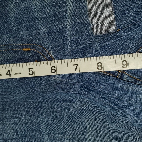 David Kahn Blue Stretch Cropped Jeans 32 - Picture 8 of 11